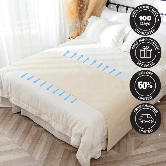 GroundRest™ - Grounding Bedsheet For Deep & Quality Sleep